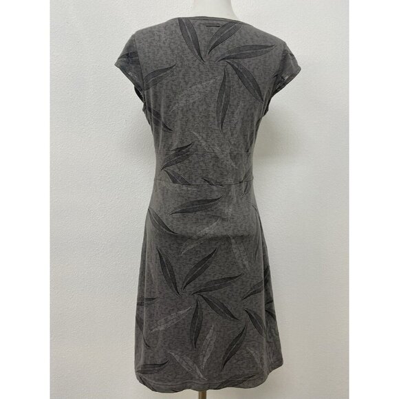 Merrell Opti-Wick Dress Women's Small Grey Short Sleeve V Neck Lined Athletic - Picture 8 of 16